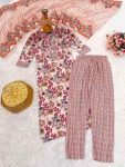 LATEST VISCOSE RAYON DIGITAL PRINTED TOP BOTTOM WITH DUPATTA CASUAL WEAR WHOLESALE PRICE ETHNIC GARMENT (6)