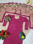 MOST PICKED CHINON PLAIN TOP WITH LACE BORDER WORK DUPATTA FESTIVE WEAR WHOLESALE PRICE ETHNIC GARMENT (4)