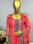 MOST PICKED GEORGETTE DIGITAL PRINTED STONE MIRROR WORK TOP BOTTOM WITH DUPATTA PARTY WEAR WHOLESALE PRICE ETHNIC GARMENT (6)