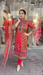 MOST PICKED GEORGETTE DIGITAL PRINTED STONE MIRROR WORK TOP BOTTOM WITH DUPATTA PARTY WEAR WHOLESALE PRICE ETHNIC GARMENT (6)