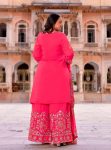 MOST PICKED GEORGETTE EMBROIDERY SEQUENCE WORK TOP PALAZZO WITH DUPATTA PARTY WEAR WHOLESALE PRICE ETHNIC GARMENT (5)