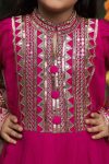 MOST PICKED GEORGETTE EMBROIDERY SERQUENCE WORK KID’S GOWN BOTTOM WITH DUPATTA (4)