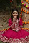 MOST PICKED GEORGETTE EMBROIDERY SERQUENCE WORK KID’S GOWN BOTTOM WITH DUPATTA (4)