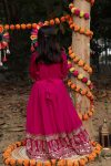 MOST PICKED GEORGETTE EMBROIDERY SERQUENCE WORK KID’S GOWN BOTTOM WITH DUPATTA (4)