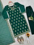 MOST PICKED GEORGETTE THREAD SEQUENCE DIAMOND WORK TOP BOTTOM WITH DUPATTA PARTY WEAR WHOLESALE PRICE ETHNIC GARMENT (4)