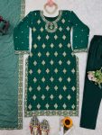 MOST PICKED GEORGETTE THREAD SEQUENCE DIAMOND WORK TOP BOTTOM WITH DUPATTA PARTY WEAR WHOLESALE PRICE ETHNIC GARMENT (4)