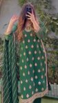MOST PICKED GEORGETTE THREAD SEQUENCE DIAMOND WORK TOP BOTTOM WITH DUPATTA PARTY WEAR WHOLESALE PRICE ETHNIC GARMENT (4)