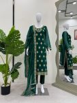 MOST PICKED GEORGETTE THREAD SEQUENCE DIAMOND WORK TOP BOTTOM WITH DUPATTA PARTY WEAR WHOLESALE PRICE ETHNIC GARMENT (4)