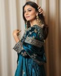 MOST PICKED VELVET SEQUENCE EMBROIDERY LACE WORK TOP PALAZZO WITH DUPATTA PARTY WEAR WHOLESALE PRICE ETHNIC GARMENT (10)