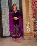 MOST PICKED VELVET ZARI EMBROIDERI WORK TOP PALAZZO WITH DUPATTA PARTY WEAR WHOLESALE PRICE ETHNIC GARMENT (1)