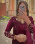 MOST PICKED VELVET ZARI EMBROIDERI WORK TOP PALAZZO WITH DUPATTA PARTY WEAR WHOLESALE PRICE ETHNIC GARMENT (7)