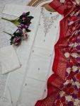 MOST PICKED VISCOSE CHANDERI SEQUENCE CODING EMBROIDERY WORK TOP OTTOM WITH DUPATTA FESTIVE WEAR WHOLESALE PRICE ETHNIC GARMENT (26)