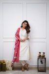 MOST PICKED VISCOSE CHANDERI SEQUENCE CODING EMBROIDERY WORK TOP OTTOM WITH DUPATTA FESTIVE WEAR WHOLESALE PRICE ETHNIC GARMENT (26)