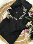 MOST PICKED VISCOSE RAYON EMBROIDERY SEQUENCE WORK TOP BOTTOM WITH DUPATTA PARTY WEAR WHOLESALE PRICE ETHNIC GARMENT (20)