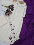 MOST PICKED VISCOSE RAYON EMBROIDERY SEQUENCE WORK TOP BOTTOM WITH DUPATTA PARTY WEAR WHOLESALE PRICE ETHNIC GARMENT (14)