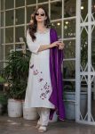 MOST PICKED VISCOSE RAYON EMBROIDERY SEQUENCE WORK TOP BOTTOM WITH DUPATTA PARTY WEAR WHOLESALE PRICE ETHNIC GARMENT (14)