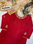 NEW ARRIVAL CHINON EMBROIDERY SEQUENCE WORK TOP PALAZZO WITH DUPATTA PARTY WEAR WHOLESALE PRICE ETHNIC GARMENT (8)
