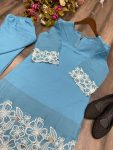 NEW ARRIVAL CHINON EMBROIDERY WORK CO-ORD SET CASUAL WEAR WHOLESALE PRICE ETHNIC GARMENT (8)