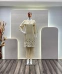 NEW ARRIVAL CHINON EMBROIDERY WORK CO-ORD SET WHITE