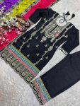 NEW ARRIVAL CHINON HEAVY EMBROIDERY CODING SEQUENCE WORK TOP PALAZZO WITH DUPATTA PARTY WEAR WHOLESALE PRICE ETHNIC GARMENT (5)