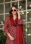 NEW ARRIVAL COTTON PRINTED PLAIN TOP BOTTOM WITH DUPATTA PARTY WEAR WHOLESALE PRICE ETHNIC GARMENT (12)