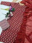 NEW ARRIVAL COTTON PRINTED PLAIN TOP BOTTOM WITH DUPATTA PARTY WEAR WHOLESALE PRICE ETHNIC GARMENT (12)