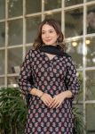 NEW ARRIVAL COTTON PRINTED PLAIN TOP BOTTOM WITH DUPATTA PARTY WEAR WHOLESALE PRICE ETHNIC GARMENT (7)