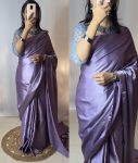 NEW ARRIVAL DEVSENA SATIN EMBROIDERY SEQUENCE WORK READY TO WEAR GOWN SAREE WITH ATTACHED DUPATTA PARTYWEAR WHOLESALE PRICE ETHNIC GARMENT (3)