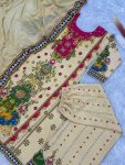 NEW ARRIVAL DIGITAL PRINTED WITH REAL MIRROR HAND WORK TOP BOTTOM WITH DUPATTA FESTIVE WEAR WHOLESALE PRICE ETHNIC GARMENT (2)