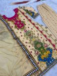 NEW ARRIVAL DIGITAL PRINTED WITH REAL MIRROR HAND WORK TOP BOTTOM WITH DUPATTA FESTIVE WEAR WHOLESALE PRICE ETHNIC GARMENT (2)