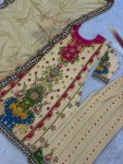 NEW ARRIVAL DIGITAL PRINTED WITH REAL MIRROR HAND WORK TOP BOTTOM WITH DUPATTA FESTIVE WEAR WHOLESALE PRICE ETHNIC GARMENT (2)