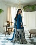 NEW ARRIVAL FAUX GEORGETTE EMBROIDERY SEQUENCE WORK TOP GHARARA WITH DUPATTA WEDDING WEAR WHOLESALE PRICE ETHNIC GARMENT (4)