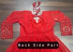 NEW ARRIVAL FAUX GEORGETTE EMBROIDERY WORK GOWN BOTTOM WITH DUPATTA FESTIVE WEAR WHOLESALE PRICE ETHNIC GARMENT (4)