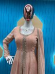 NEW ARRIVAL GEORGETTE CODING EMBROIDERY SEQUENCE WORK TOP PALAZZO WITH DUPATTA PARTY WEAR WHOLESALE PRICE ETHNIC GARMENT (5)
