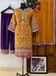 NEW ARRIVAL GEORGETTE EMBROIDREY WORK TOP PALAZZO WITH DUPATTA PARTY WEAR WHOLESALE PRICE ETHNIC GARMENT (2)