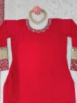 NEW ARRIVAL GEORGETTE THREAD SEQUENCE MIRROR WORK TOP BOTTOM WITH DUPATTA PARTY WEAR WHOLESALE PRICE ETHNIC GARMENT (5)