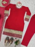 NEW ARRIVAL GEORGETTE THREAD SEQUENCE MIRROR WORK TOP BOTTOM WITH DUPATTA PARTY WEAR WHOLESALE PRICE ETHNIC GARMENT (5)