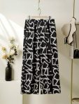 NEW ARRIVAL IMPORTED LYCRA DIGITAL PRINTED PALAZZO BLACK
