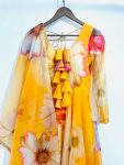 NEW ARRIVAL ORAGANZA TABBY SILK DIGITAL PRINTED GOWN WITH DUPATTA PARTY WEAR WHOLESALE PRICE ETHNIC GARMENT (4)