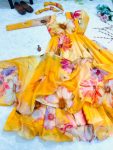 NEW ARRIVAL ORAGANZA TABBY SILK DIGITAL PRINTED GOWN WITH DUPATTA PARTY WEAR WHOLESALE PRICE ETHNIC GARMENT (4)