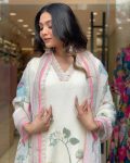 NEW ARRIVAL ORGANZA SEQUENCE EMBROIDERY WORK TOP BOTTOM WITH DUPATTA FESTIVE WEAR WHOLESALE PRICE ETHNIC GARMENT (4)