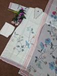 NEW ARRIVAL ORGANZA SEQUENCE EMBROIDERY WORK TOP BOTTOM WITH DUPATTA FESTIVE WEAR WHOLESALE PRICE ETHNIC GARMENT (4)