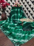 NEW ARRIVAL PURE VETLESS HOT FIX WORK SAREE WITH UNSTITCHED BLOUSE CASUAL WEAR WHOLESALE PRICE ETHNIC GARMENT (7)