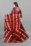 NEW ARRIVAL PURE VETLESS HOT FIX WORK SAREE WITH UNSTITCHED BLOUSE CASUAL WEAR WHOLESALE PRICE ETHNIC GARMENT (13)