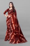 NEW ARRIVAL PURE VETLESS HOT FIX WORK SAREE WITH UNSTITCHED BLOUSE CASUAL WEAR WHOLESALE PRICE ETHNIC GARMENT (13)