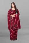 NEW ARRIVAL PURE VETLESS HOT FIX WORK SAREE WITH UNSTITCHED BLOUSE CASUAL WEAR WHOLESALE PRICE ETHNIC GARMENT (27)