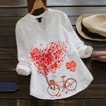 NEW ARRIVAL RAYON DIGITAL PRINTED ONLY TOP WHITE