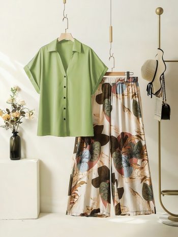 NEW ARRIVAL RAYON DIGITAL PRINTED TOP WITH PALAZZO PISTA