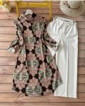 LATEST RAYON DIGITAL PRINTED TOP WITH PALAZZO BLACK