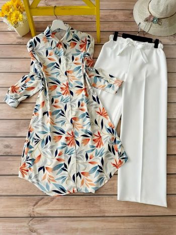 LATEST RAYON DIGITAL PRINTED TOP WITH PALAZZO MULTI